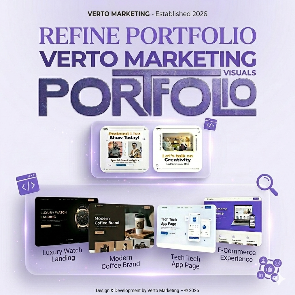 Verto Marketing portfolio